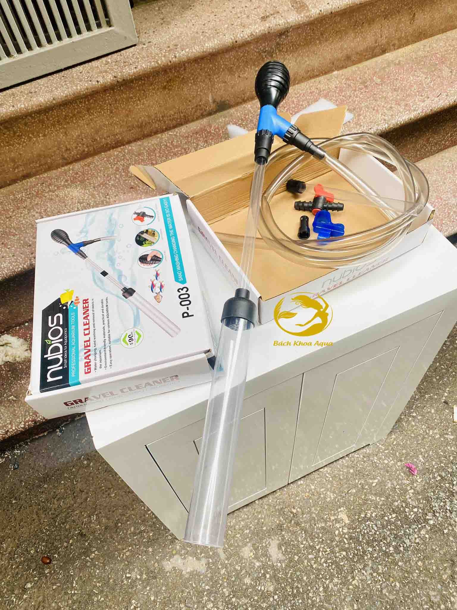 Bộ dụng cụ Nubios P-003 hút đáy thay nước tiện lợi